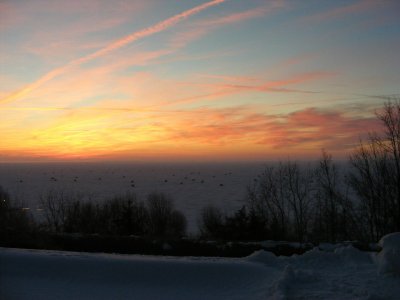 Jan. 10 Sunrise and Huts 001.JPG