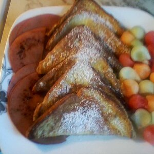French Toast with Fried Bologa and Melon Balls before the syrup.jpg