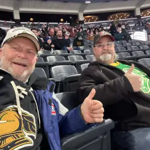 Red Hering and I at the Knights game Jan 10 2025 (1).webp