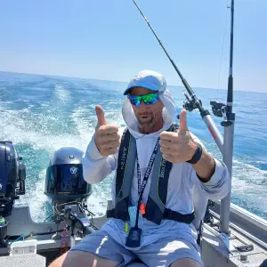 Media 'Out with Skinny Tiller out of Pt Bruce June 29 2025. He picked me off the pier. 2 man limit i...webp' in category 'Fishing Gallery'
