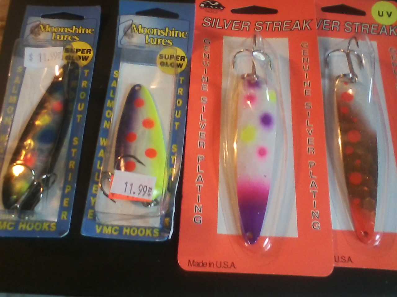 New lures I bought that I didn't really need but wanted L to R Burnt Bread JJ Mac Muffin Barbi...jpg